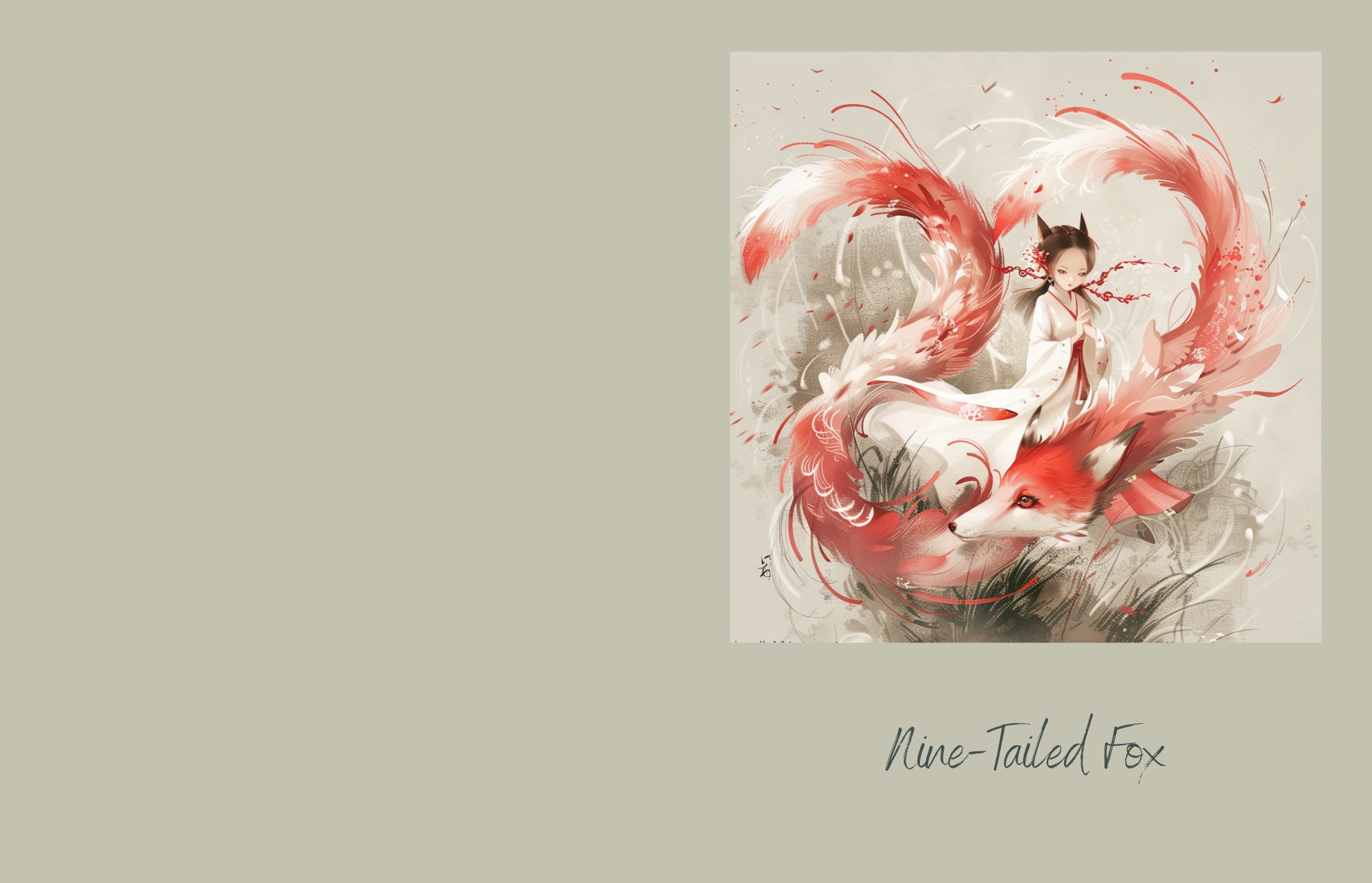 Nine-Tailed Fox notebook